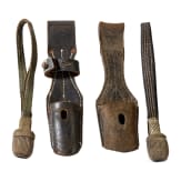 Two portepees and two hangers, around 1900