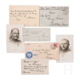 Three original autographs of generals and military leaders of the 1st world war