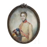 Miniature - W&uuml;rttemberg officer, c. 1830