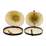Two German helmet cases, around 1900