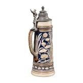 Large, hunting two litre jug, around 1900