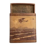 Cigarette case of a pilot, around 1916