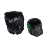 Two fur caps of the English Guard (Queen's Guard)