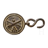 A part of a belt buckle for artillerymen, France, 19th century