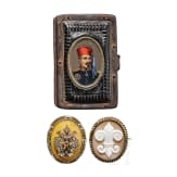 Wallet and two medallions, France / Austria, 19th century