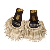 A pair of epaulettes for officers, first half of the 20th century