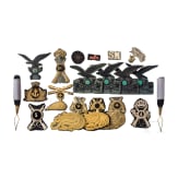 Small collection of Italian cap emblems, 20th century
