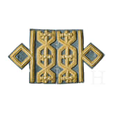 A pair of sleeve embroideries for a Major General of the MVSN