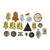 Convolute of badges of fascist Italian organizations