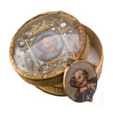 King Victor Emmanuel II. (1820 - 1878) - box and medallion