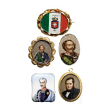 Five medallions, 19th/ 20th century