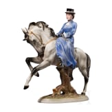 Empress Elizabeth - ceramic figurine of Sisi on horseback