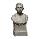 Emperor Karl I. - Zinc bust of the "Official War Welfare"