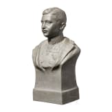 Emperor Karl I. - Zinc bust of the "Official War Welfare"