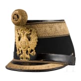 Shako for subaltern officers of the Austro-Hungarian Empire Infantry, Austria, c. 1900