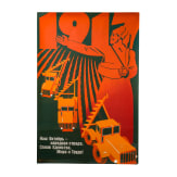 Three propaganda posters on socialist work, 2nd half of the 20th century