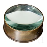 Heavy magnifying glass for maritime use, 19th / 20th century