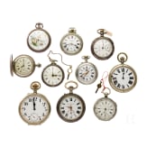 Ten pocket watches