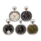 Five service watches of the British Army