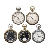 Five service watches of the British Army