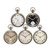 Five service watches of the British Army