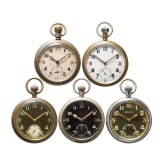 Five service watches of the British Army