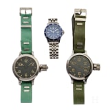 Three Russian/Swiss army watches