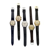 Five wristwatches