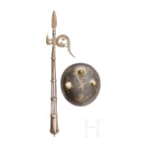 A ankus and a fist shield, India, 19th century
