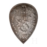 A magnificent Renaissance shield, Historicism in the style around 1550