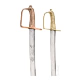 Two infantry sabres, Bavaria, c. 1800