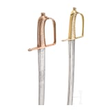 Two infantry sabres, Bavaria, c. 1800