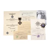 Order and document estate of the rifleman Bernhard Gellings as wearer of the Tamara order