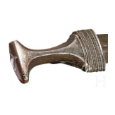 A silver-mounted djambia, Yemen, 19th century
