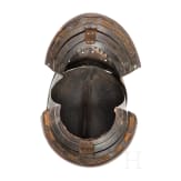 A close helmet, historicism in the style around 1600