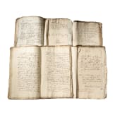 Documents of the riflemen's company Blankenhain, 1747 to 1801
