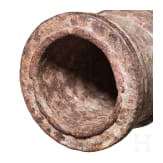 A German cannon barrel, mid-15th century