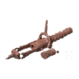 A German/Italian Gothic breech-loading cannon (rail cannon), circa 1500