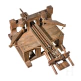 A rare model of a Roman torsion engine, late 19th/early 20th century