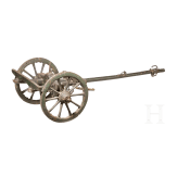 A limber for the model of a French fieldgun, 19th century
