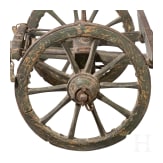 A limber for the model of a French fieldgun, 19th century
