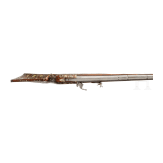 An important mother-of-pearl-inlaid matchlock-musket, Dresden, circa 1580/90