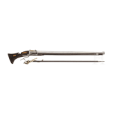 A heavy matchlock musket with musket fork rest from the Emden armoury, circa 1600