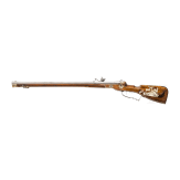 A southern German wheellock rifle with fine bone veneer, circa 1630/40