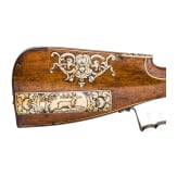 A southern German wheellock rifle with fine bone veneer, circa 1630/40