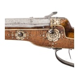 A southern German wheellock rifle with fine bone veneer, circa 1630/40