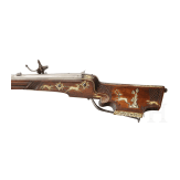 A South German wheellock rifle from the armoury of the princes of Salm-Reifferscheidt, dated 1649