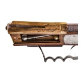 A Saxon wheellock carbine, dated 1672