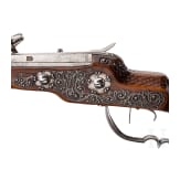 A wheellock rifle, Thuringia or Saxony, dated 1680