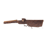 A fine carved stock of a wheellock rifle, Swabia, circle of Michael Maucher, ca. 1680